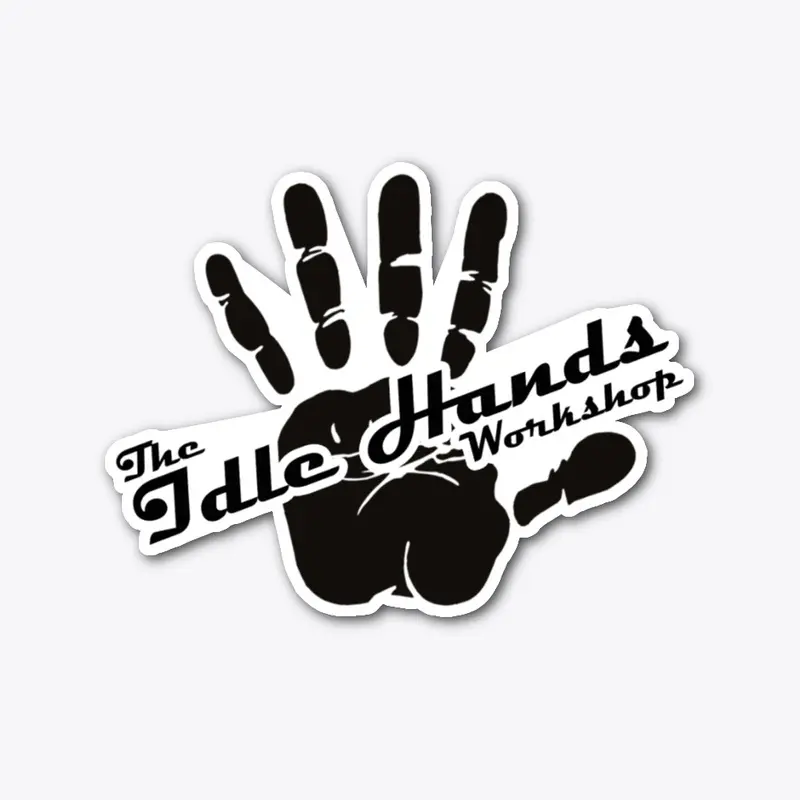 The Idle Hands Workshop Basic Logo Dark